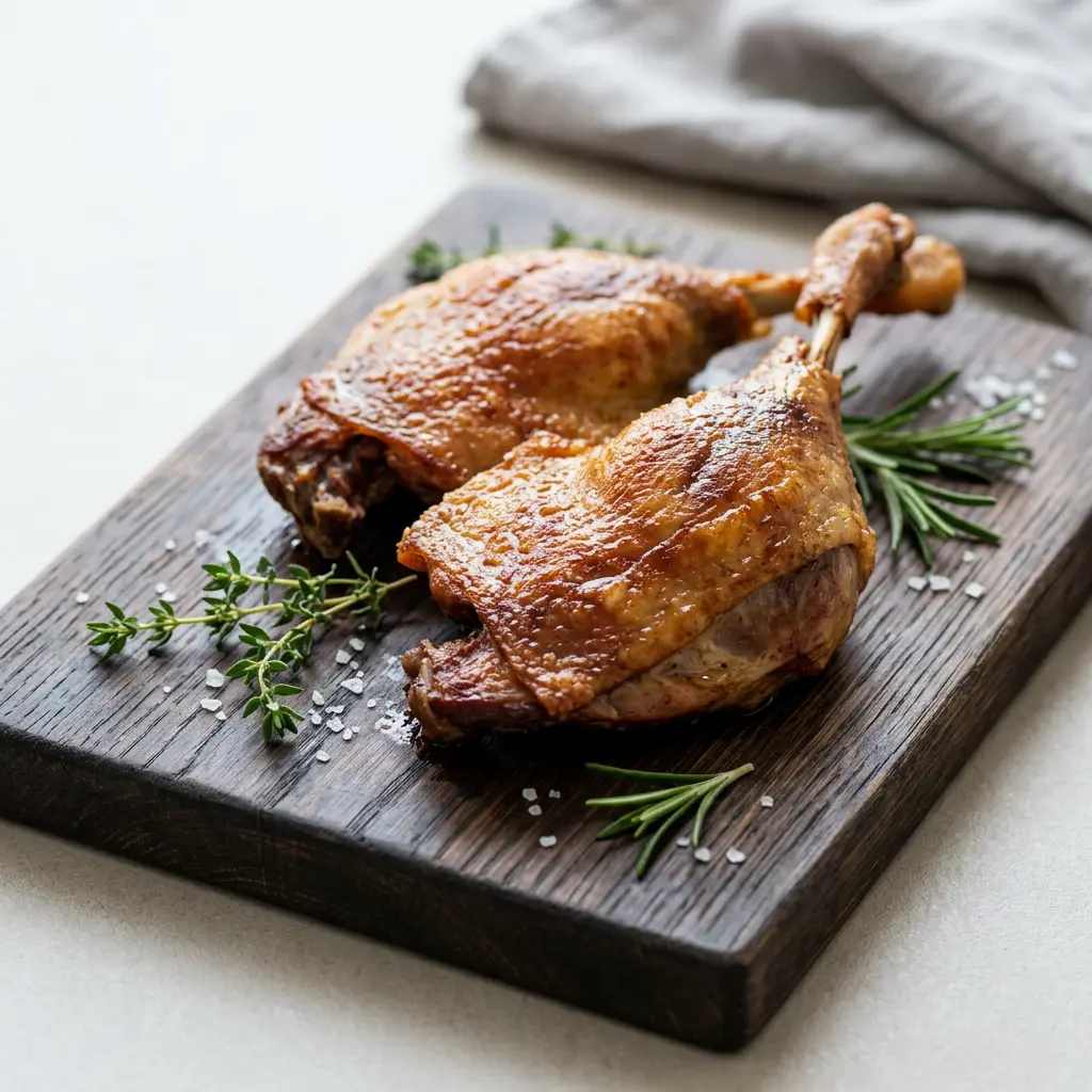 Foto van Eendenbout uit de airfryer bereid in de airfryer