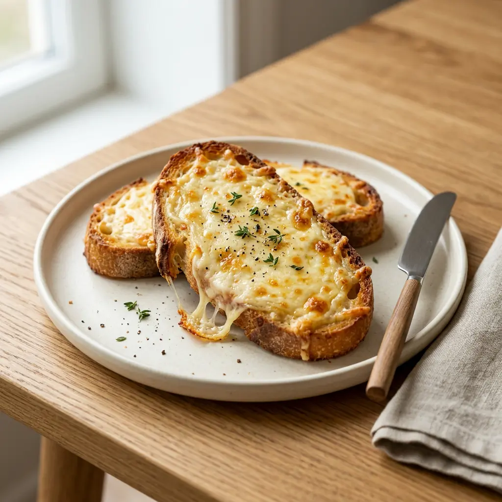 Foto van Kaastosti's uit de airfryer bereid in de airfryer