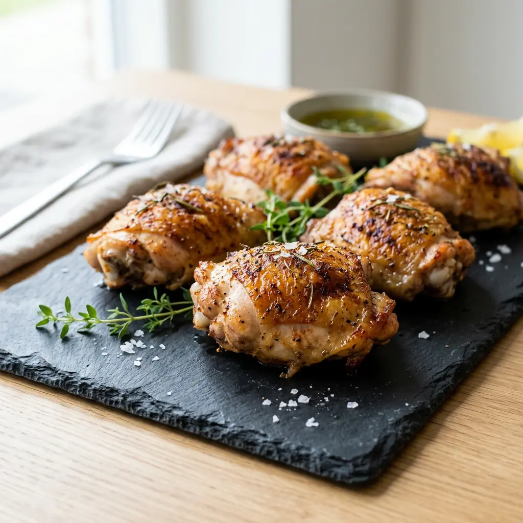 Foto van Kippendijen uit de airfryer bereid in de airfryer