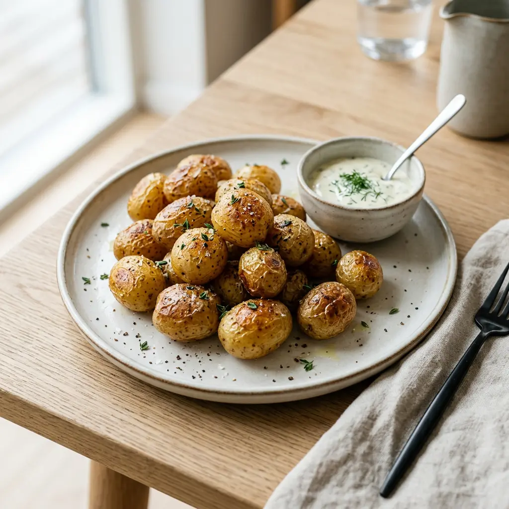Foto van Krieltjes uit de airfryer bereid in de airfryer