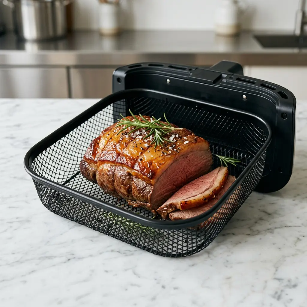 Foto van Staartstuk (picanha) uit de airfryer bereid in de airfryer