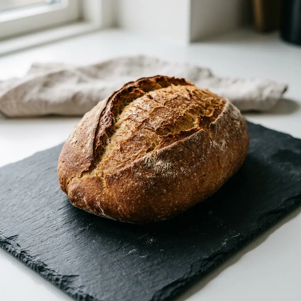 Foto van Witbrood uit de airfryer bereid in de airfryer