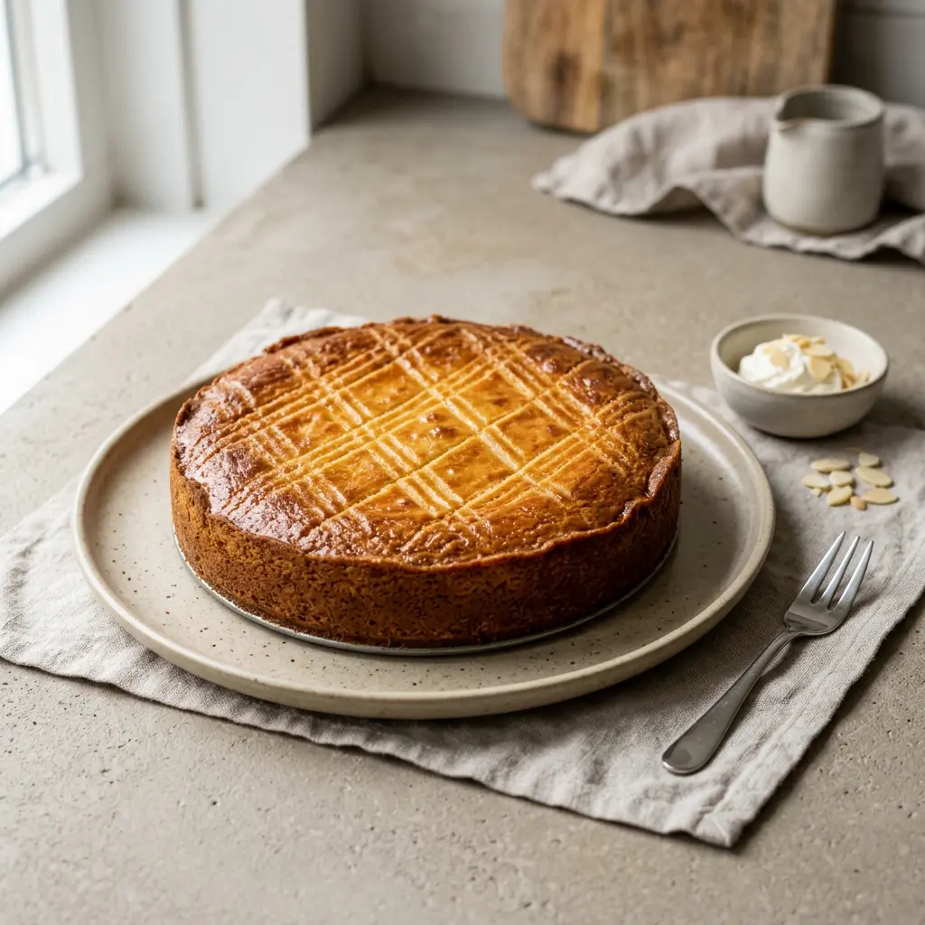Foto van Boterkoek klaar om te serveren
