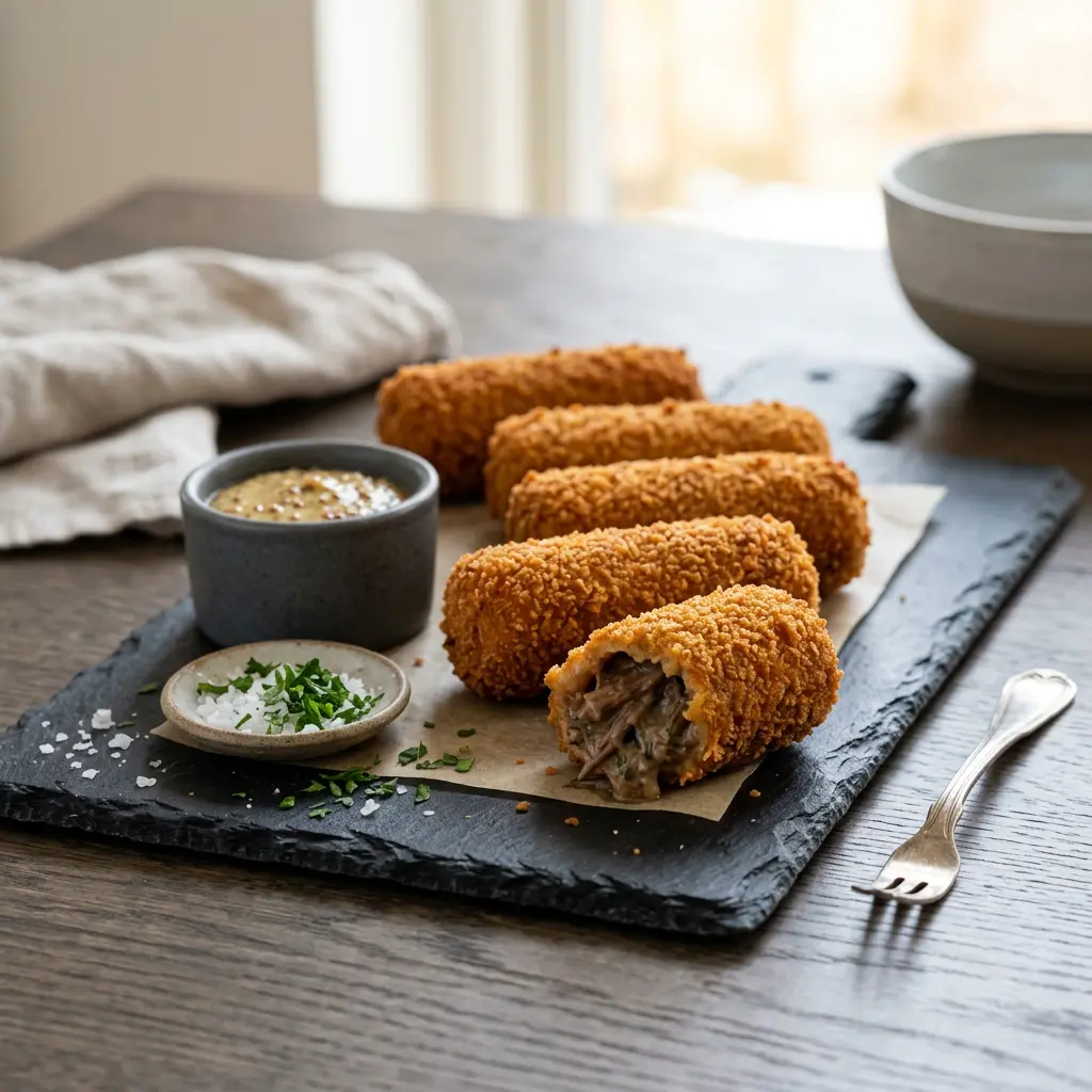Foto van Kroketten klaar om te serveren